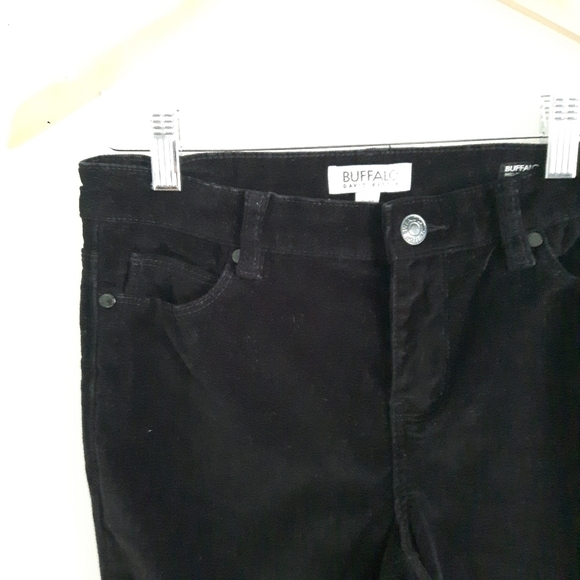 BUFFALO Black Corduroy jeans Mid rise slim new condition size 6/30 stret… - Picture 8 of 12